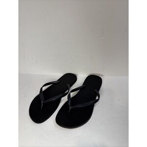 Havaianas Slim Flip Flop Women's Sandals, Black, 39/40, US Womens 7/8